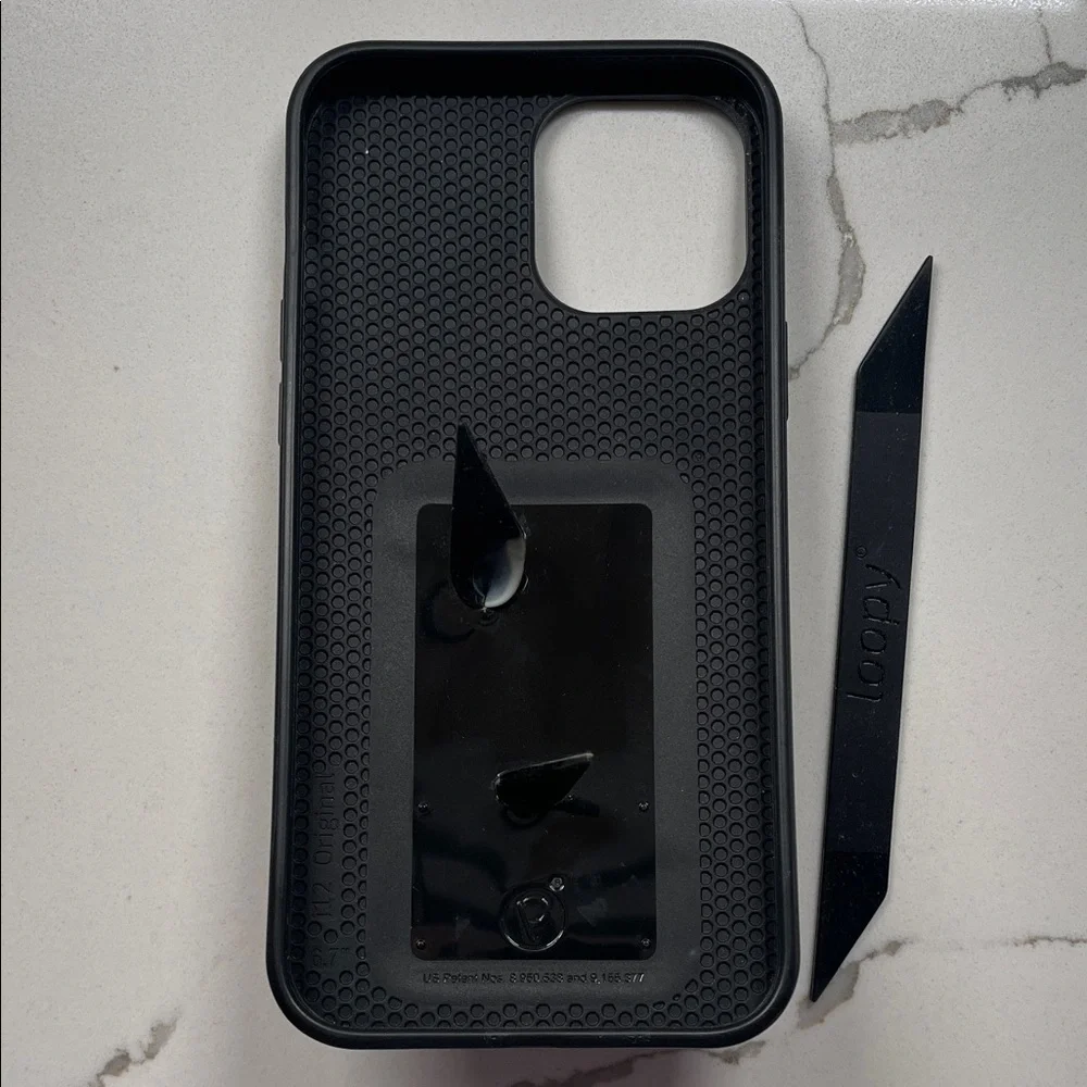 Loopy Case Midnight Leopard iPhone 12 Promax Cover - Picture 3 of 3